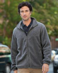 Harriton Mens 8 oz. Full-Zip Fleece Jacket - M990